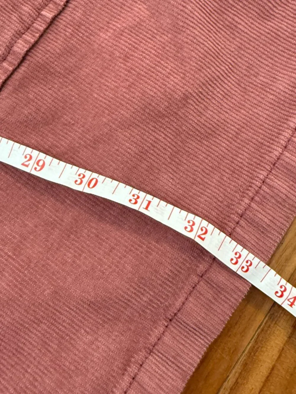 Women American Eagle Corduroy Overall Dress Mauve Pink Size Small Summer Casual - Picture 4 of 7